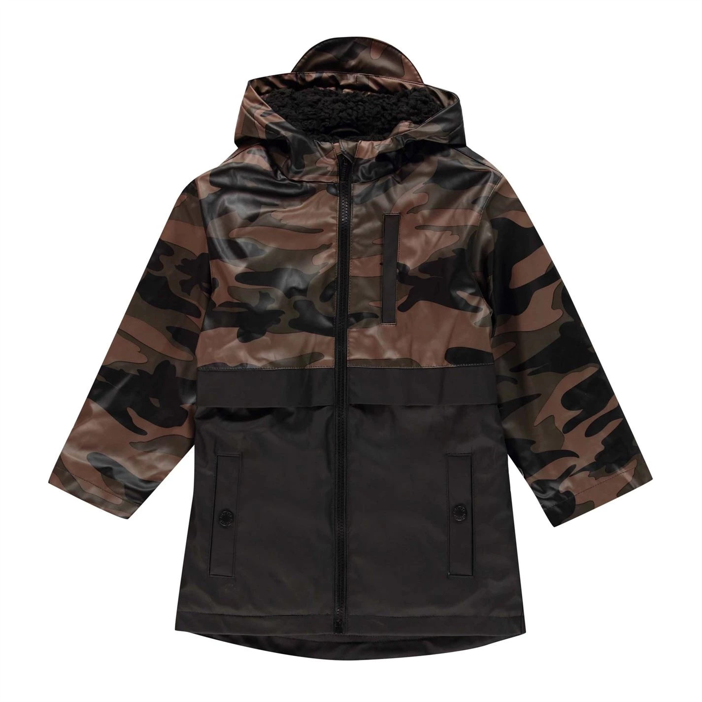 Firetrap PU Rain Mac Infant Boys 1 Firetrap PU Rain Mac Infant Boys