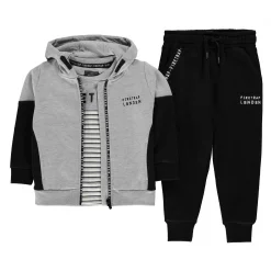 Firetrap 3 Piece Jogging Set Infant Boys