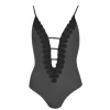 Firetrap Lace Trim Swimsuit Ladies