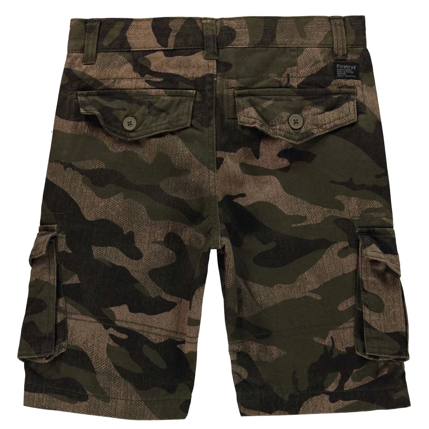 Firetrap Camo Cargo Shorts Junior Boys 2 Firetrap Camo Cargo Shorts Junior Boys - Image 2