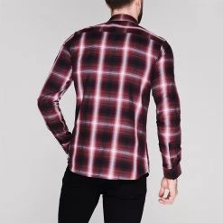 Firetrap Long Sleeve Check Shirt Mens -Firetrap Sales Shop 55200409 xxl a2