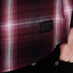 Firetrap Long Sleeve Check Shirt Mens -Firetrap Sales Shop 55200409 xxl a4