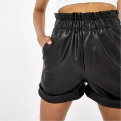 Firetrap Paperbag PU Shorts -Firetrap Sales Shop 57296203 xxl a2