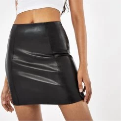 Firetrap PU A Line Mini Skirt -Firetrap Sales Shop 57401003 xxl a2