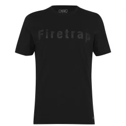 Firetrap Large Logo T Shirt Mens