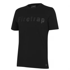 Firetrap Large Logo T Shirt Mens -Firetrap Sales Shop 59433703 xxl a11
