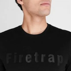 Firetrap Large Logo T Shirt Mens -Firetrap Sales Shop 59433703 xxl a3