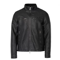 Firetrap PU Jacket Mens