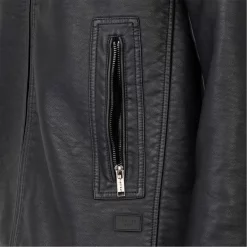 Firetrap PU Jacket Mens -Firetrap Sales Shop 60088303 xxl a12