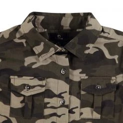 Firetrap Camo Shirt Girls -Firetrap Sales Shop 61020815 xxl a11