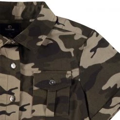 Firetrap Camo Shirt Girls -Firetrap Sales Shop 61020815 xxl a12