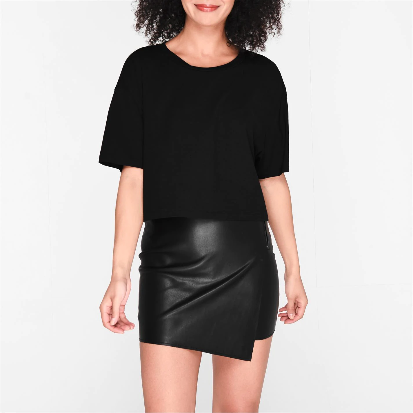 Firetrap Oversized Cropped T-Shirt 2 Firetrap Oversized Cropped T-Shirt - Image 2