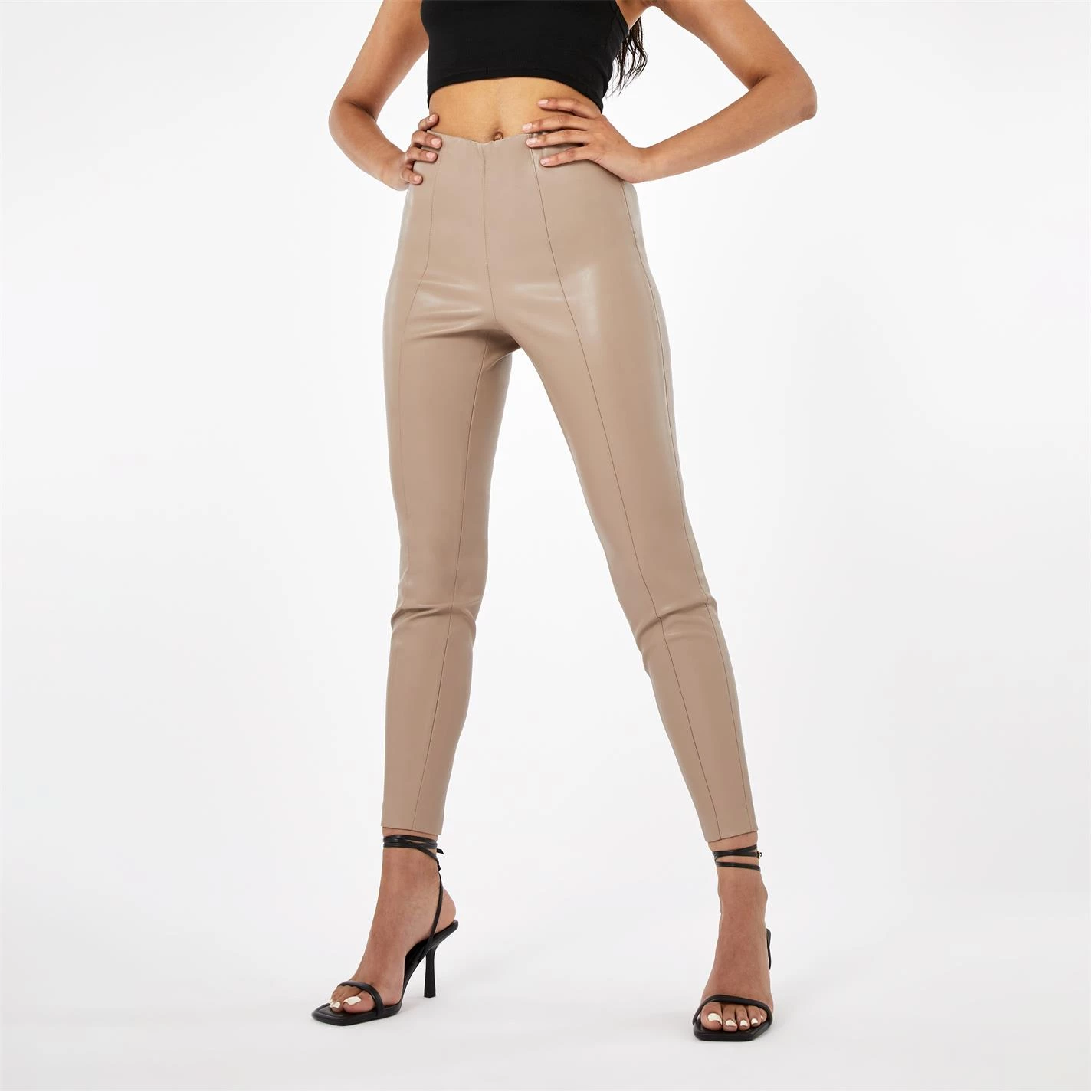 Firetrap PU Leggings 1 Firetrap PU Leggings