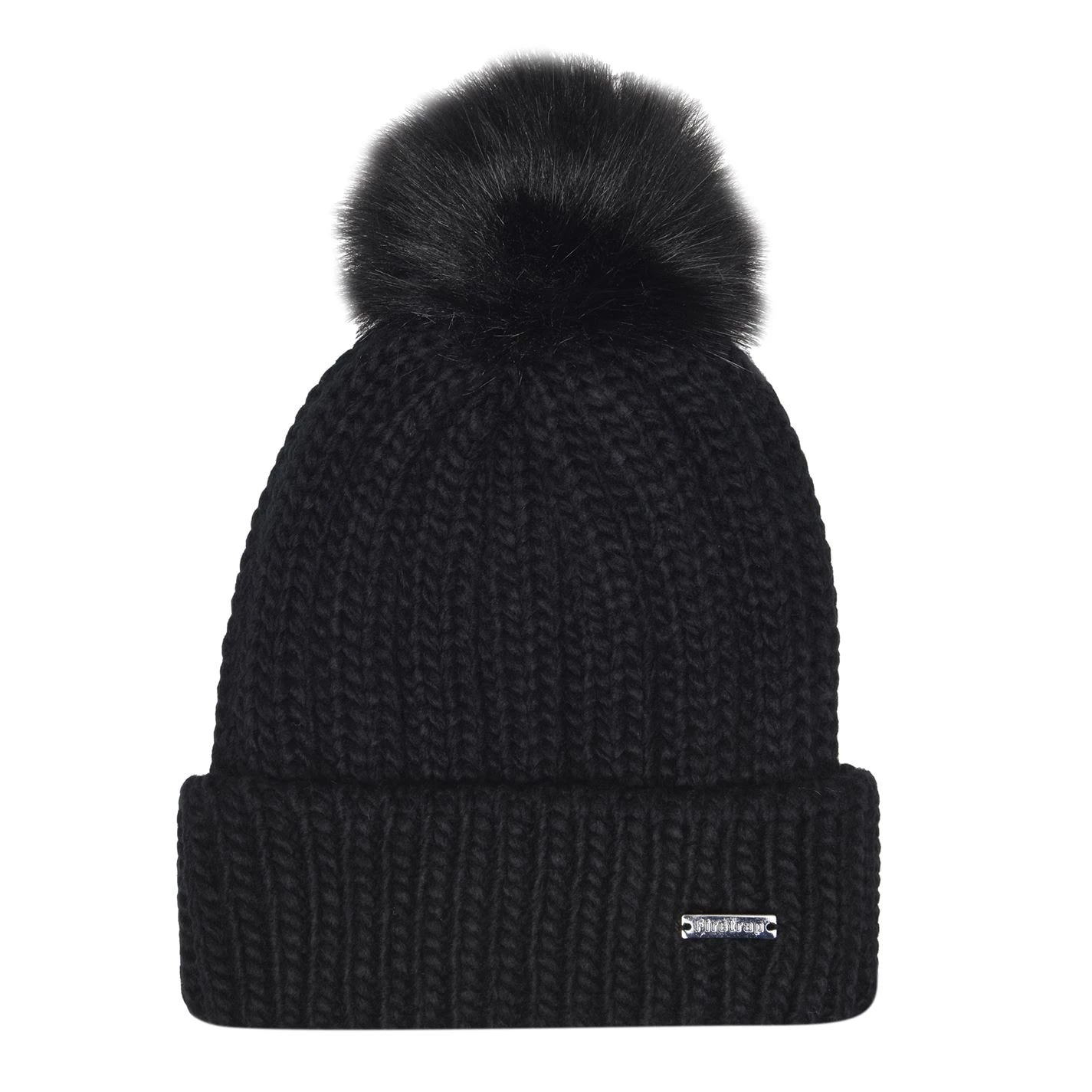 Firetrap Cable Knit Hat Ladies 1 Firetrap Cable Knit Hat Ladies