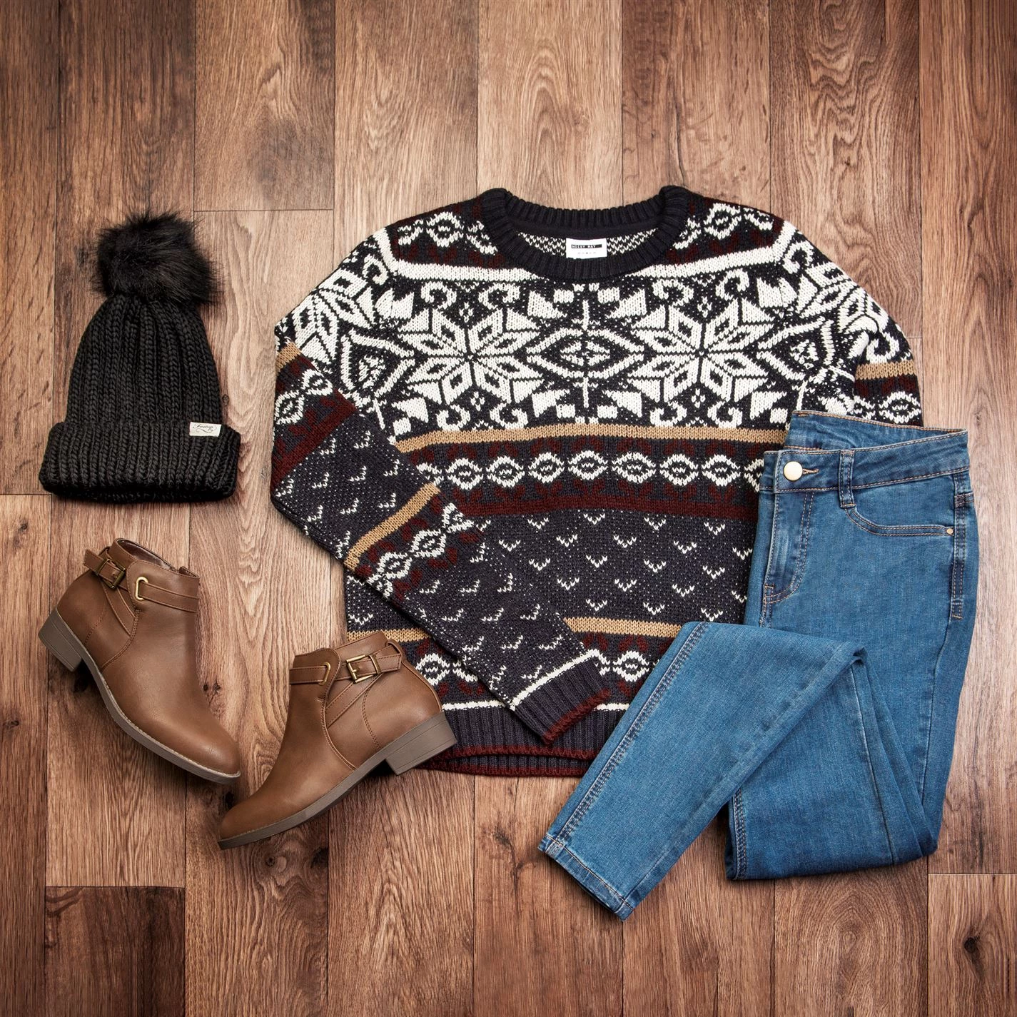 Firetrap Cable Knit Hat Ladies 4 Firetrap Cable Knit Hat Ladies - Image 4